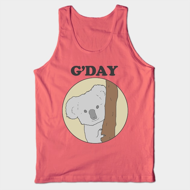 Australia G'Day Tank Top by karutees